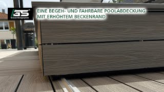 Pooldeck Bausatz für Ihren Pool Eine Poolabdeckung für ein Pool mit erhöhtem Beckenrand bauen [upl. by Fauver]