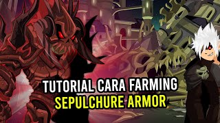 CARA MENDAPATKAN SDKA SEPULCHURE DOOM KNIGHT ARMOR  AQW Indonesia [upl. by Nolaf]