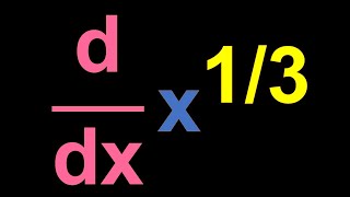 Derivative of x13 [upl. by Oribella259]