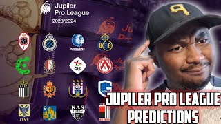 Jupiler Pro League 2425 Predictions [upl. by Ellenuahs656]