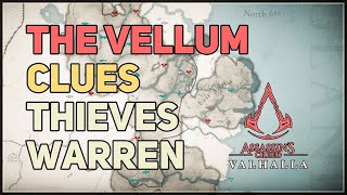 Investigate Thieves Warren Assassins Creed Valhalla The Vellum Clues [upl. by Groos]