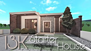 BLOXBURG 13K MODERN STARTER HOUSE  NOGAMEPASS [upl. by Anayk]