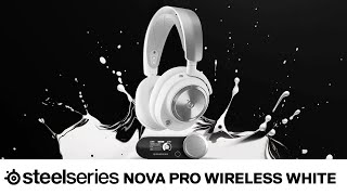 Arctis Nova Pro Wireless in White [upl. by Rieger930]