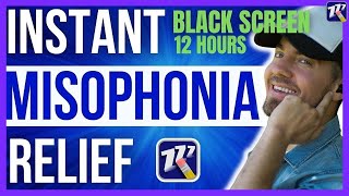 Powerful Misophonia Relief  Black Screen Sound Therapy  12hr [upl. by Kenwee]