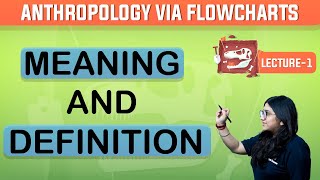 Day 1  Meaning amp Definition of Anthropology  Anthropology Series [upl. by Naot]