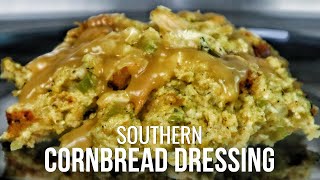 How to Make Mouthwatering Southern Cornbread Dressing for Thanksgiving [upl. by Fredelia]