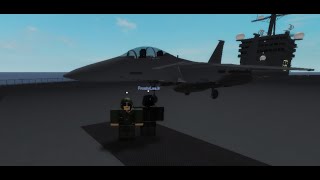 Roblox USAF Air Force Flying and hosting a tryout [upl. by Nylireg]