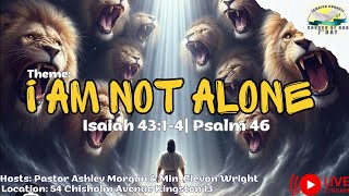 Divine Worship  August 24 2024 Theme I Am Not Alone [upl. by Imerej67]