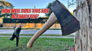 Council Tool Flying Fox Woodsman Hatchet axethrowing axe hatchets skills fun vikings [upl. by Binetta46]