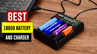 Top 5 Best 18650 Battery And Charger Review in 2023 [upl. by Larochelle]