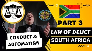 Law of Delict South Africa  Conduct Explained  Automatism Defence [upl. by Nylirrehs]