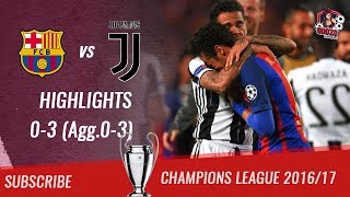 🏆 201617  Quarter Finals 1st Leg 🏆 FC Barcelona vs Juventus FC 03 All Highlights  HD [upl. by Adehsar]