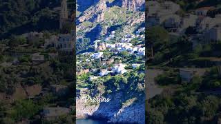 🇮🇹Praiano Amalfi coast… praiano italy aerialvideo travel amalficoast [upl. by Yssep]