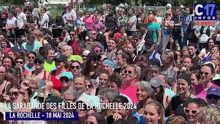 LA SARABANDE DES FILLES DE LA ROCHELLE 2024 ÉCHAUFFEMENT [upl. by Notterb]