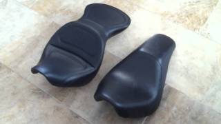 Saddlemen Seat vs Harley Stock Seat [upl. by Airpac]