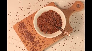 How To Make Flax Seeds Powder  flax seed  sesame seeds powder recipe [upl. by Ratep]