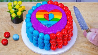 Amazing Rainbow Cake Decorating Ideas  Yummy Miniature Rainbow Pop It Cake  1000 Mini Cakes [upl. by Eamanna]