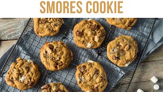 Smores Cookie Recipe  Bitrecipes [upl. by Hermes735]