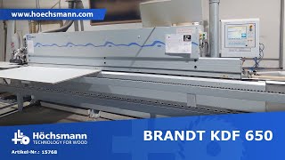 BRANDT KDF 650 Höchsmann Klipphausen [upl. by Nena]