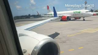 INSANE ROAR Magnicharters Boeing 737300 Takeoff from Cancun Intl June 2022 [upl. by Atokad]