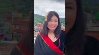 Newari maicha in newar dress 🥰❤️ [upl. by Iosep]