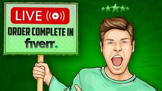 Fiverr Live Order 5Star Review amp Generous Tip [upl. by Quarta]