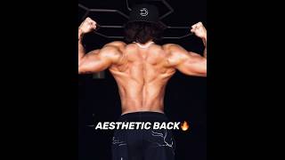 Aesthetic back 🫵aesthetic back gym motivation workout fitness exercise music beats [upl. by Utham689]