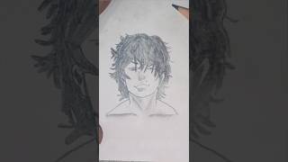 BAKI sketch🫶🏻❤️trending bakianimeart drawing sketch painting feedshorts love artist viral [upl. by Cosenza]