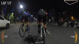 bikeofview  Fixed Gear Criterium semarangdarkrace 1 GEGER GEDEN [upl. by Audre]