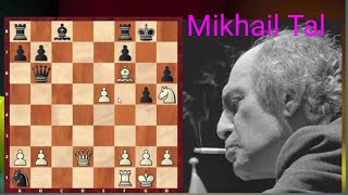 Mark Pasman vs Mikhail TalTal chess game Tal amazing secrfice  Tal best check mate [upl. by Katzir]