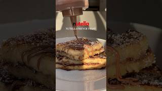 Nutella French Toast easyrecipe chocolate shorts [upl. by Roman]