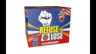 REFUSE TO LOSE 17 SHOT  DOMINATOR FIREWORKS  DM5070 [upl. by Kristyn952]