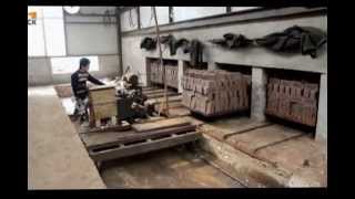 Hoffman Kiln with drying chamber from clay brick making line [upl. by Padgett]