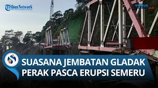 Suasana Terkini Jembatan Gladak Perak Pasca Erupsi Semeru [upl. by Rauch664]