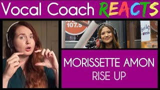 Vocal Coach Reacts to Morissette Amon Rise Up on Wish 1075 [upl. by Fabiolas]