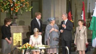 Ihre Majestät Beatrix Königin der Niederlande besucht Dresden [upl. by Bandur]