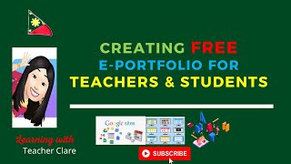 Creating Free EPortfolio for Teachers amp Students Part 1 [upl. by Acceber384]