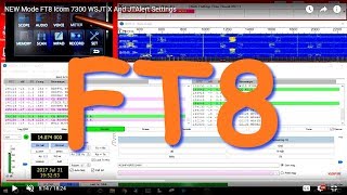 NEW Mode FT8 Icom 7300 WSJT X And JTAlert Settings [upl. by Enaywd]