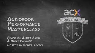 Audiobook Performance Masterclass [upl. by Yakcm]