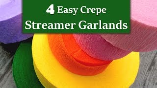 4 must try crepe steamer DIY crafts  DiwaliChristmas Decoration Idea [upl. by Aisatsan65]