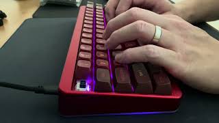 Light Tactile Switch Typing ASMR [upl. by Piers]