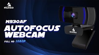 NexiGo 1080P AutoFocus Webcam with Software Control [upl. by Naasah]