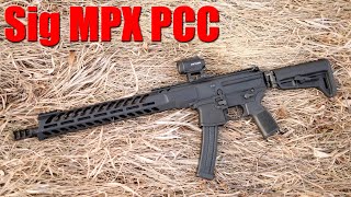 Sig MPX Gen 3 PCC First Shots [upl. by Myrtice]