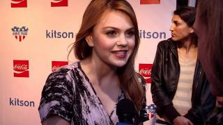 Aimee Teegarden Talks Next Project Aim High with Jackson Rathbone [upl. by Pears]