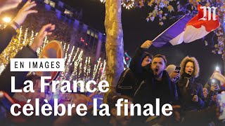 Coupe du monde  la France en finale et la fête des supporters [upl. by Aziar]