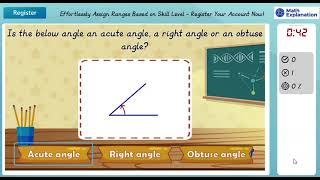 Classifying angles  Math Explanation [upl. by Kimberley726]