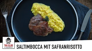 Saltimbocca mit Safranrisotto  theclubch  Rezept 155 [upl. by Sikorski]