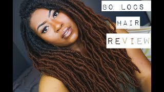 Crochet Faux Locs  Bo Locs Hair Review [upl. by Amoeji]