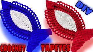 Tapetes tejidos a crochet Paso A Paso en español [upl. by Atronna482]