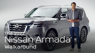 2022 Nissan Armada SUV Walkaround amp Review [upl. by Earahs98]